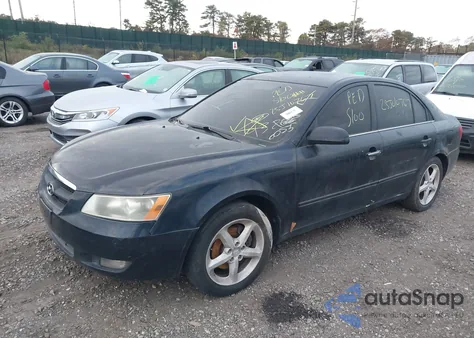 2007 Hyundai Sonata Limited/Se V6 из США, поврежденный, VIN 5NPEU46F27H175957